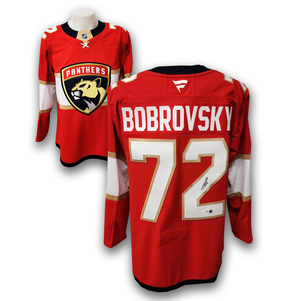 Sergei Bobrovsky Autographed Florida Panthers Home Fanatics Premium Jersey