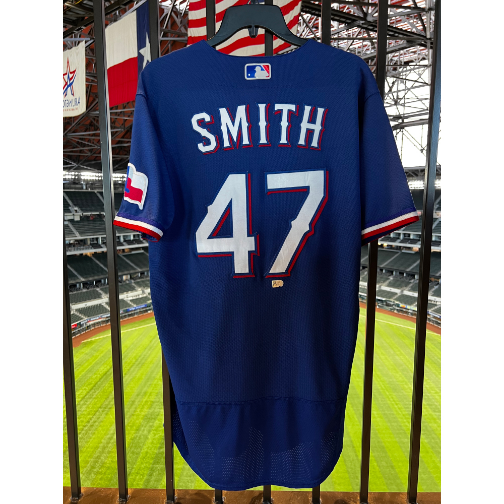 Josh Smith 2023 World Series Jersey with World Series Patch: 4/25