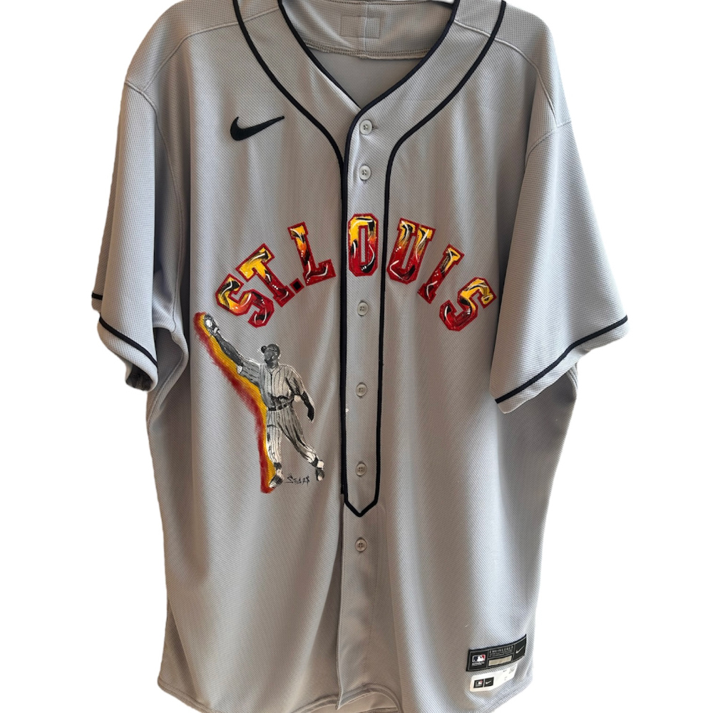 Black Heritage Day Painted Stars Replica Jersey (Size 50) by Brock