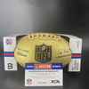 NFL - Cowboys Tyler Booker Signed Gold Composite Football