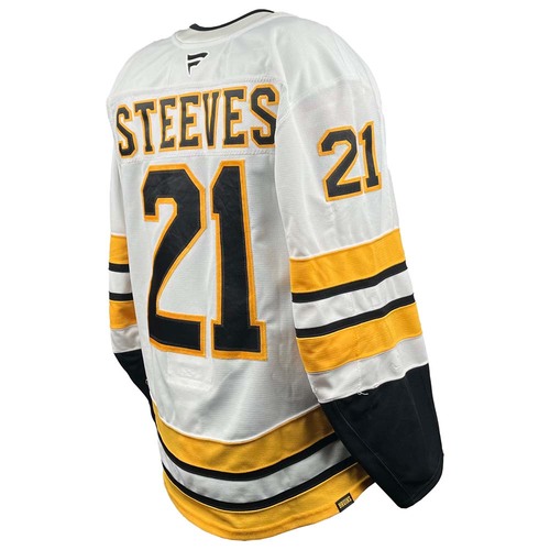 Photo of Game-Used 2025-2026 Season Away Hockey Jersey - Set 2 - Alex Steeves