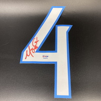 NFL - Titans Morgan Cox Signed Jersey Number