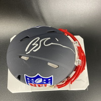 NFL - Chargers Brendan Rice Signed Blue Shield Mini Helmet