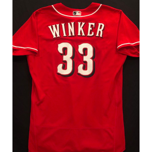 Jesse Winker -- 2020 Spring Training Jersey -- Team-Issued -- Size 44