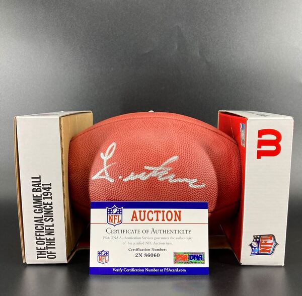 NFL - Jets John Metchie signed Authentic Football