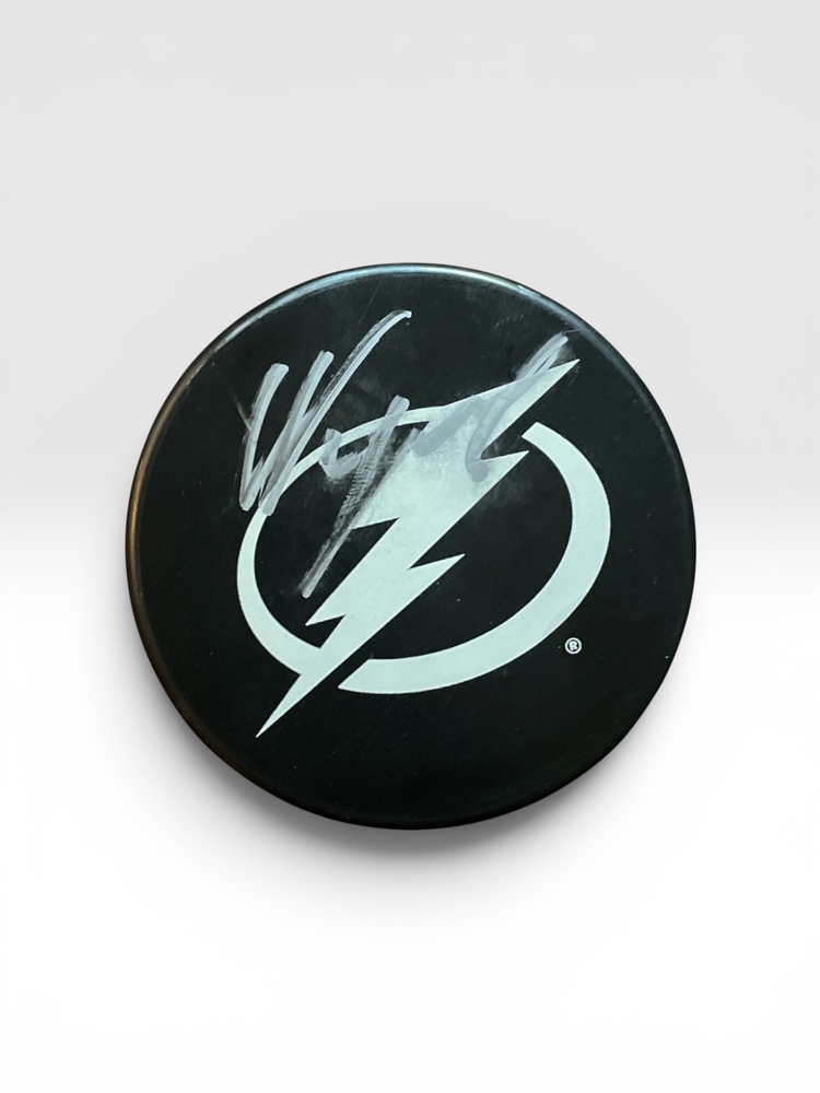 Nikita Kucherov Autographed Tampa Bay Lightning Puck