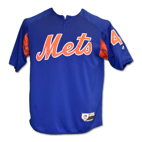 48 Team Issued Batting Practice Pullover 2019 Season New York Mets