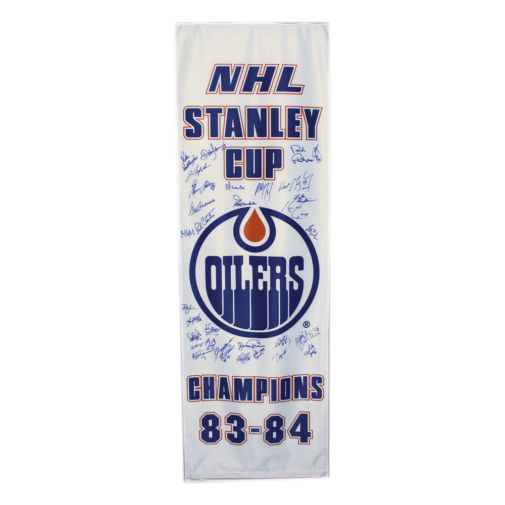 1984 Edmonton Oilers Stanley Cup Champions Team Signed 25 Replica