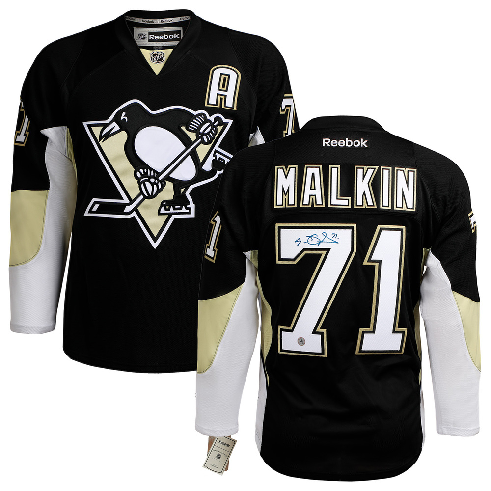 Evgeni Malkin Signed Pittsburgh Penguins Vintage Reebok Jersey