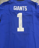 Abdul Carter Signed Giants Draft Jersey- first team jersey signed after ...