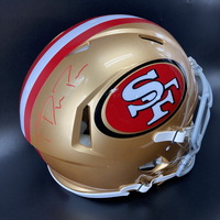 NFL - 49ers Tyrion Davis-Price signed proline helmet