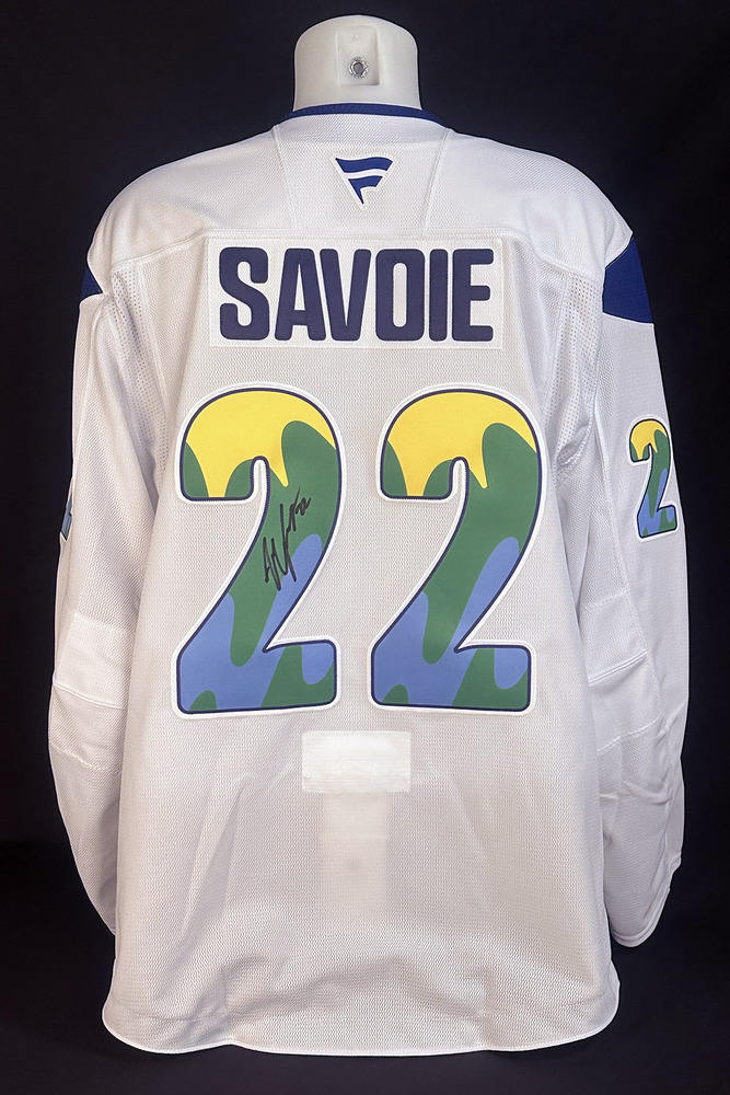 Matt Savoie #22 - Autographed 2025-26 Edmonton Oilers Celebrating Pride Night Ltd Edition Fanatics Practice Jersey (Autographed Only / Not Worn)