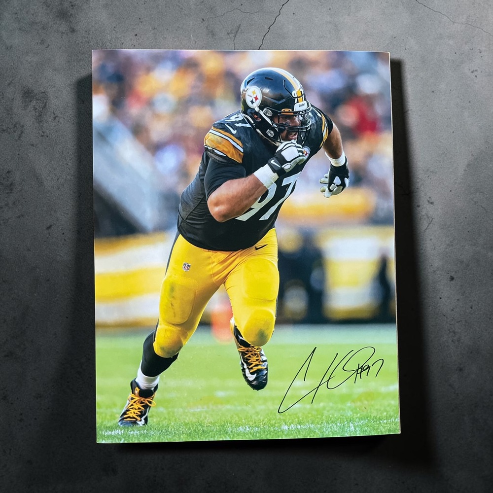 Cam Heyward Pittsburgh Steelers Autographed Lithographed Picture 