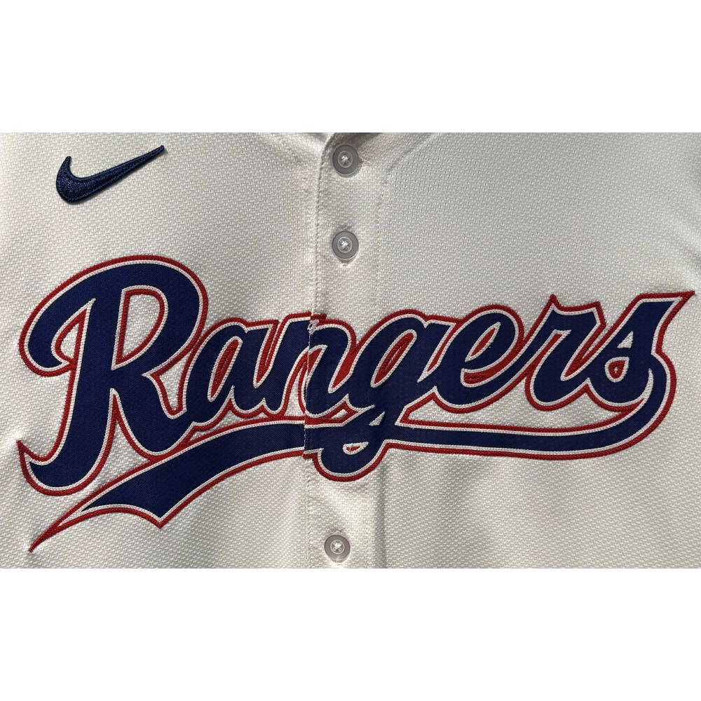 Wyatt Langford #36 Texas Rangers Game-Used 2025 Home Jersey (MLB