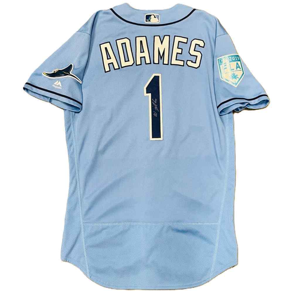 Team Issued Autographed Spring Training Burst Jersey: Willy Adames