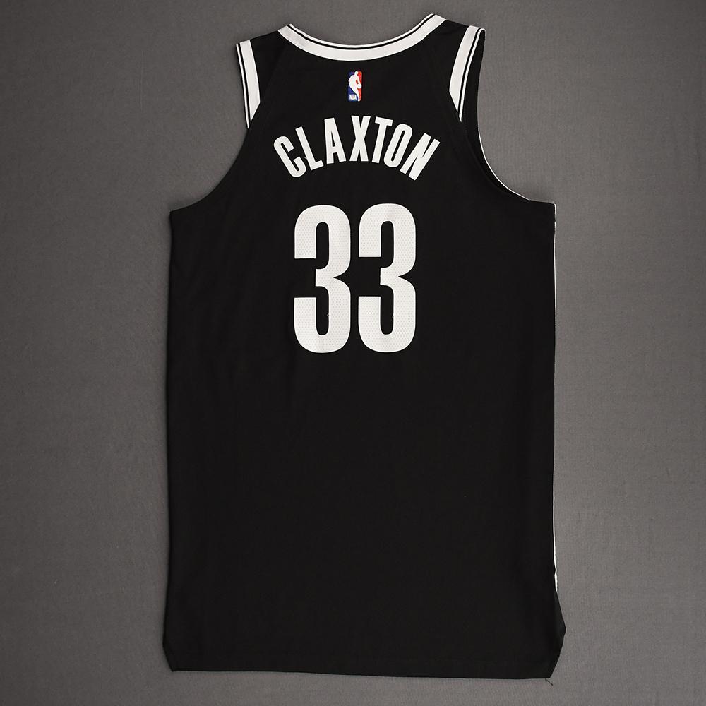 Nicolas Claxton Brooklyn Nets GameWorn Icon Edition Jersey 2021