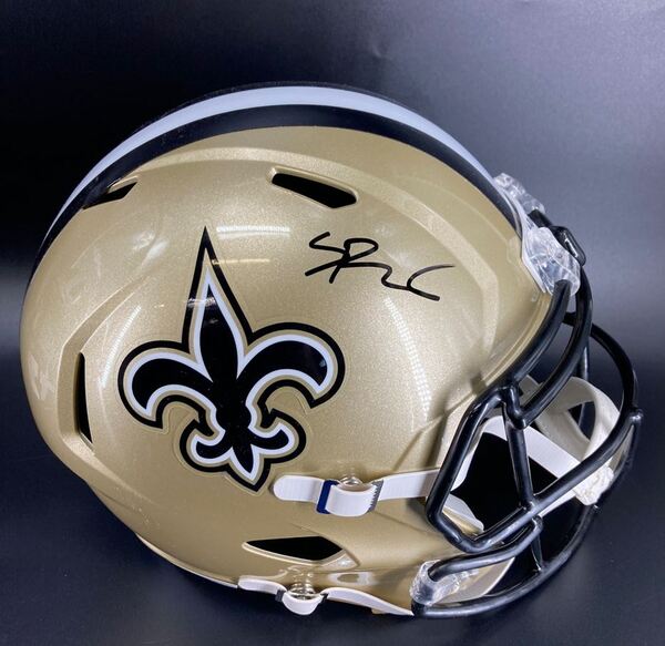 NFL - Saints Spencer Rattler Signed Replica Speed Helmet