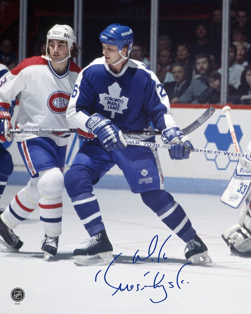 Mike Krushelnyski Signed 8x10 Unframed Leafs