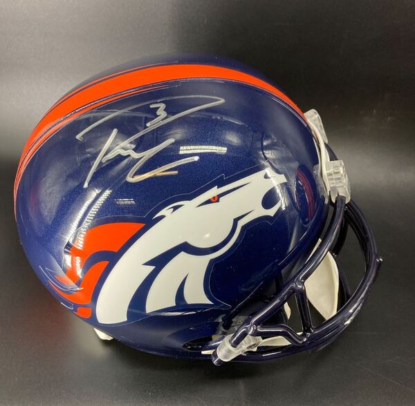 Broncos - Russell Wilson Signed Replica Helmet