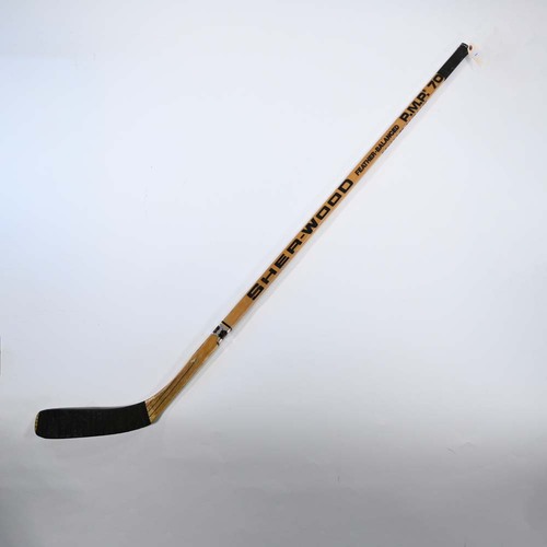 Image of Messier, Mark<br>Sher-Wood P.M.P. 7000 Stick - Game- and/or Practice-Used<br>Edmonton Oilers<br>1989-90<br>#11