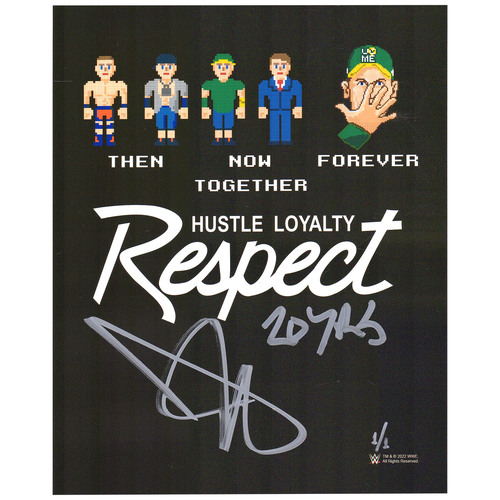 John Cena Autographed 8