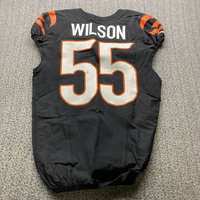 Crucial Catch - Bengals Logan Wilson Game Used Jersey (10/6/2024) Size 42
