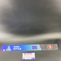 NFL - 49ers George Kittle 2023 Pro Bowl Games Nameplate Special Edition ...