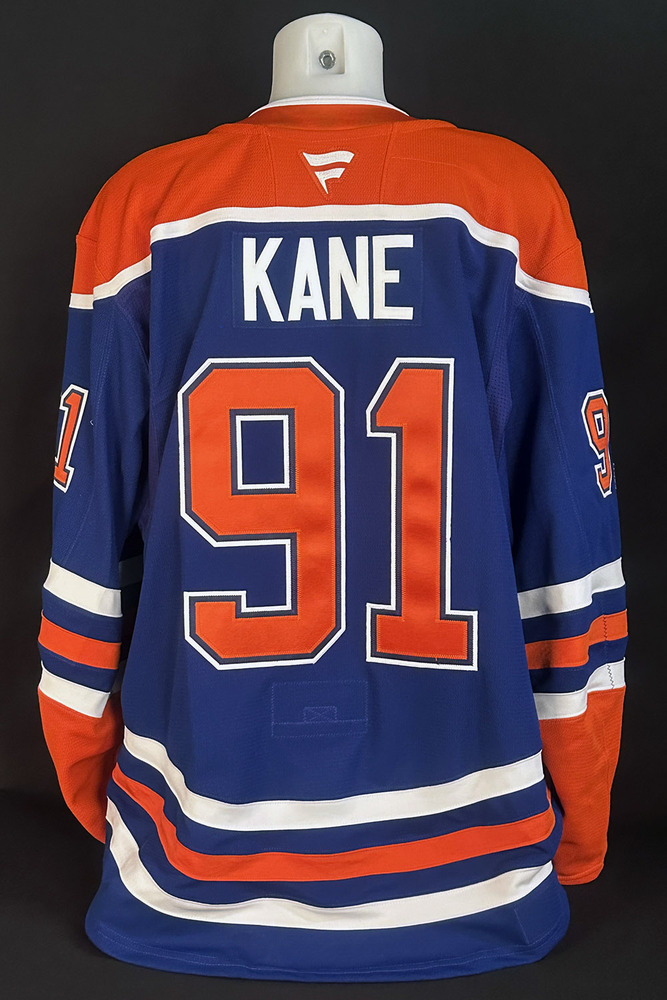 Evander Kane #91 - 2025 Stanley Cup Final Edmonton Oilers Game-Worn Royal Set #2 Jersey - Worn For Game #5 vs Florida Panthers