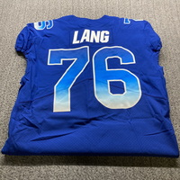 NFL - Lions TJ Lang Game Issued 2017 Pro Bowl Jersey Size 48