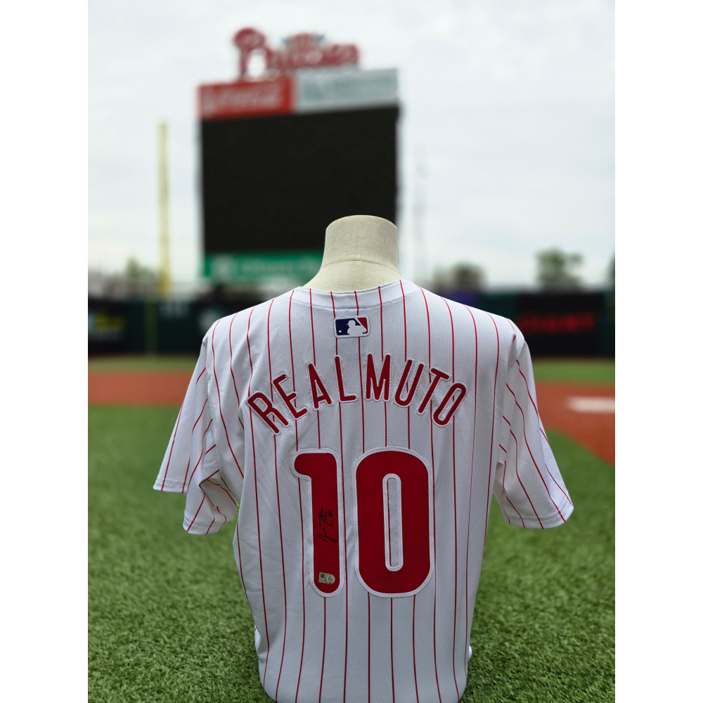 J.T. Realmuto Autographed Home Jersey | Philadelphia Phillies Auctions