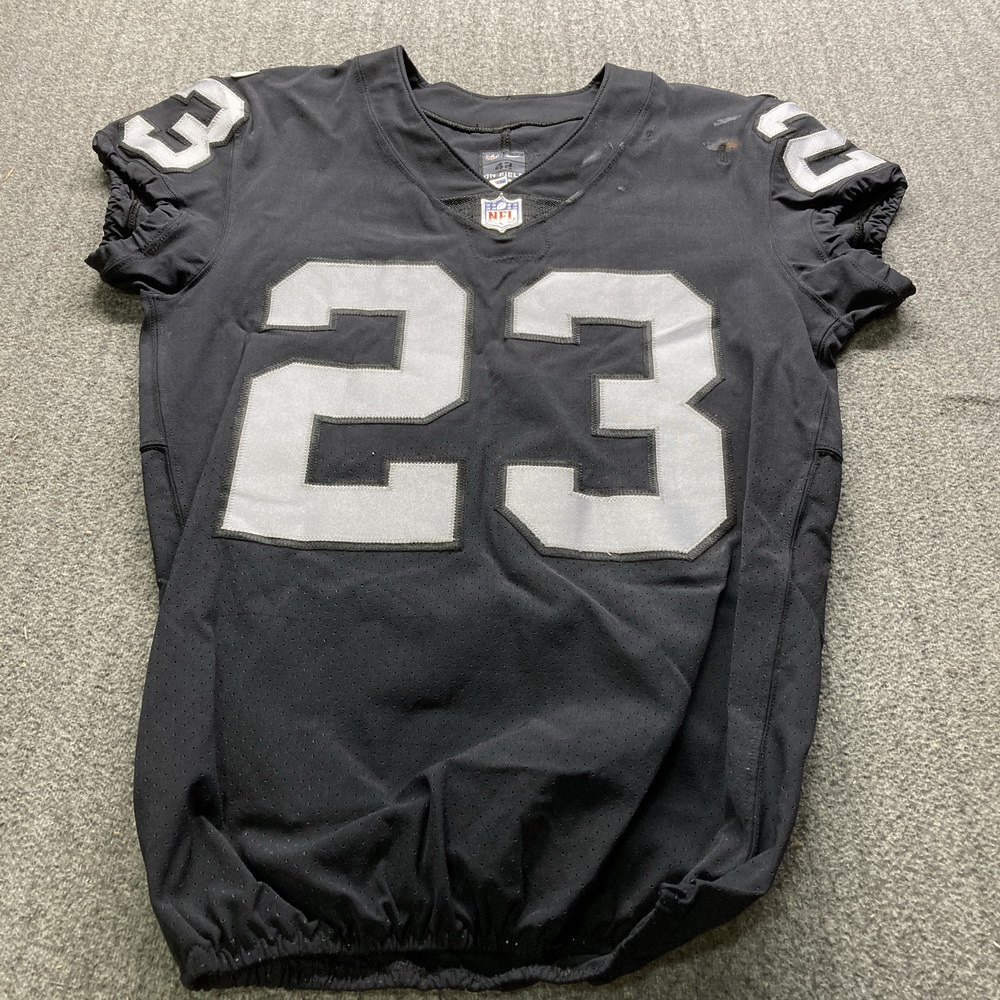 STS Raiders Kenyan Drake Game Used Jersey Size 42 (11/19/21) The