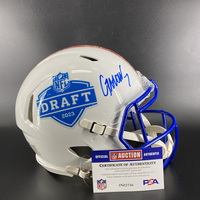 NFL - Texans Authentic 2023 Draft Speed Helmet Signed by CJ Stroud and W...
