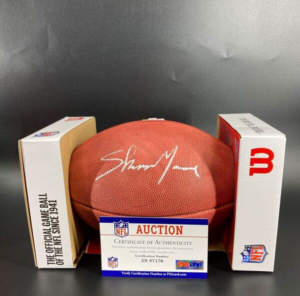 NFL - Niners Skyy Moore Signed Authentic Football