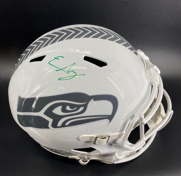 NFL - Seahawks Elijah Arroyo Signed STS Replica Speed Helmet