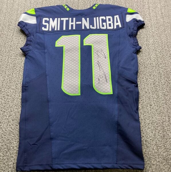 STS - Seahawks Jaxson Smith-Njigba Signed Game Issued Jersey