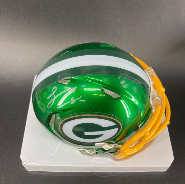 NFL - Packers Sean Clifford Signed Flash Mini Helmet