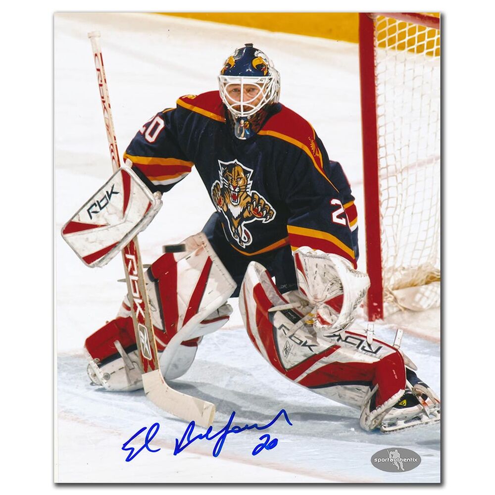 Ed Belfour Autographed Florida Panthers 8x10 Photo