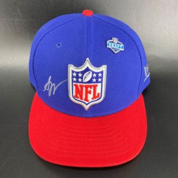 NFL - Giants Arvell Reese Signed NFL Shield Draft Hat