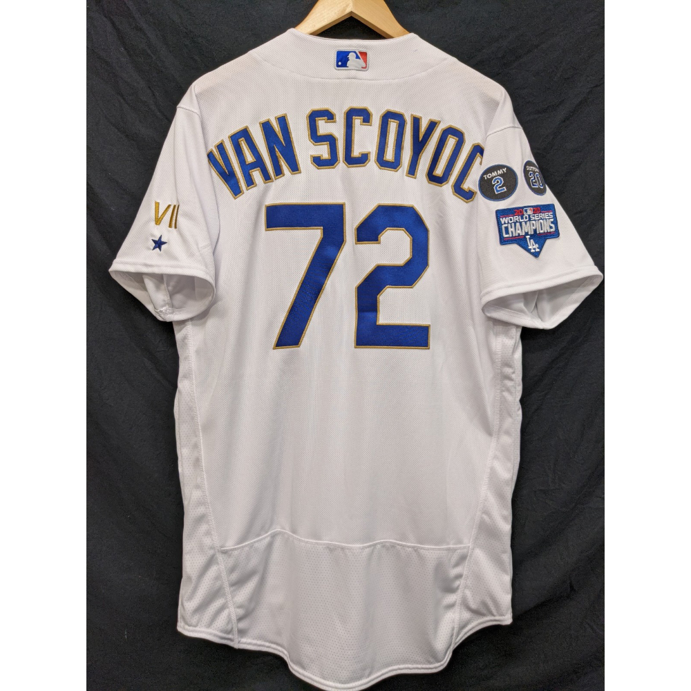 Robert Van Scoyoc GameUsed Gold Trim ReOpening Day Jersey 6/15/21
