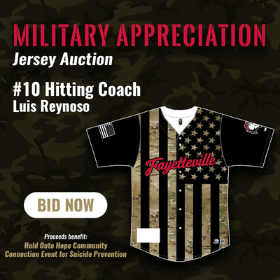 Luis Reynoso #10 - Military Appreciation Jersey