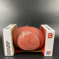 NFL -Patriots Keion White Signed Authentic Football