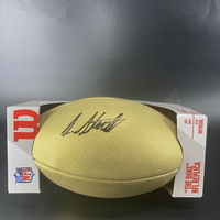 NFL - Bengals Shemar Stewart Signed Gold Composite Football