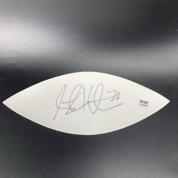 NFL - Vikings Steve Hutchinson Signed White Panel