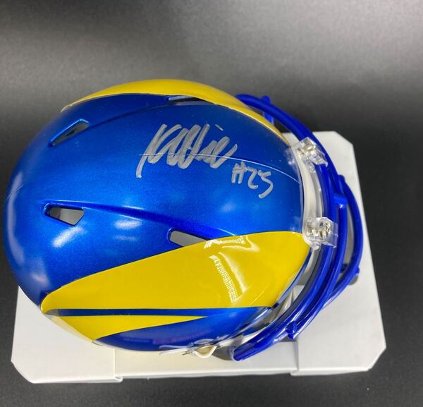 NFL - Rams Kyren Williams Signed Flash Mini Helmet