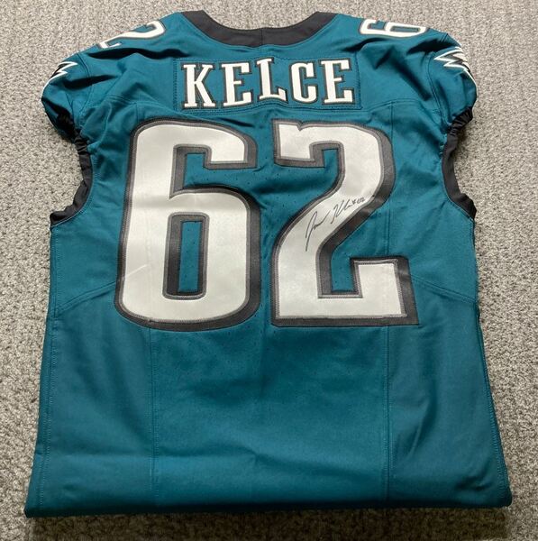 NFL - Eagles Jason Kelce Signed Authentic Jersey Size 42