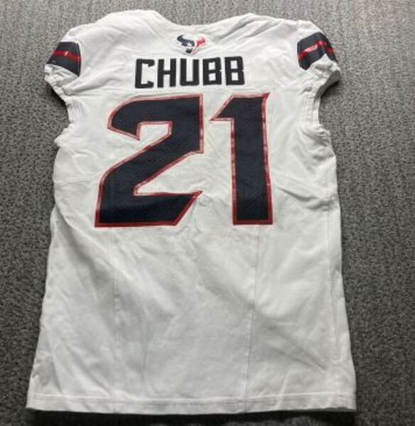 Crucial Catch - Texans Nick Chubb Game Worn Jersey (10/20/2025 / Monday ...