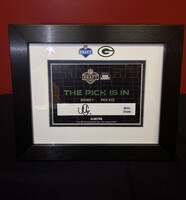 Matthew Golden signed Draft Card - First official autographed item as an...