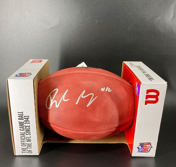 NFL - Patriots Drake Maye Signed Authentic Football