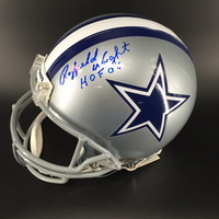 HOF - Cowboys Rayfield Wright Signed Proline Helmet