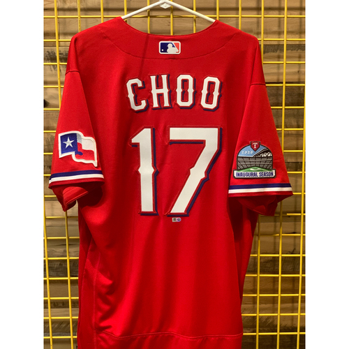 Shin-Soo Choo Team-Issued Red Jersey